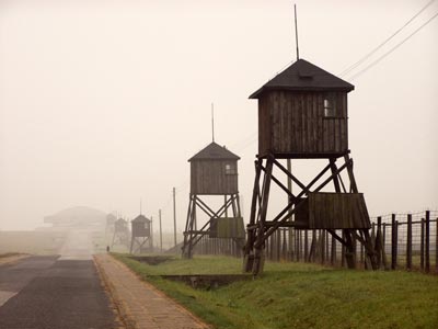 Guard Towers in Majdenk - Majdanek Concentration Camp