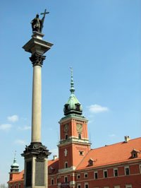Warsaw Sights - Sigmund Column and Royal Palace