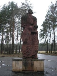 Monument of Jewish Mother with Child - Sobibor Concentration Camp