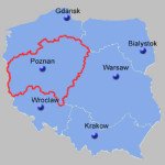Central – West Poland Map