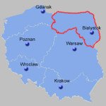 North East Poland Map